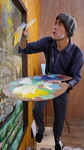 Zach King on Instagram: "Monet’s work has had a subconscious impact on me. When I was little, my parents hung a reprint of “The Water Lily Pond” in my bathroom. Over the years, I could always look at it and see something new, something I never noticed before. To the artists out there, keep creating, because it may be inspiring more people than you may ever know."