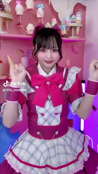 新衣装になりました🎀どうかな♡ #ilife #idol #那蘭のどか