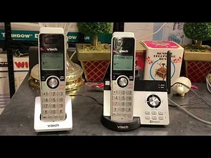 Vtech IS8122 DECT 6.0 Cordless Phone with Smart Call Blocker and Answering Machine