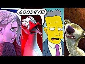 "Goodbye!" Compilation of Random Moments | 1 Second from Animated Movies