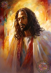 Black Jesus, Religious Wall Decor, Christian Artwork, African American Jesus, Black Christian Art, Afrocentric Art, Melanin Jesus - Etsy