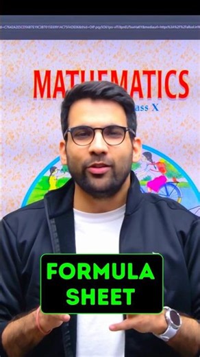 Class 10 Maths Formula Sheet #boardexam #cbseclass10 #10thmaths