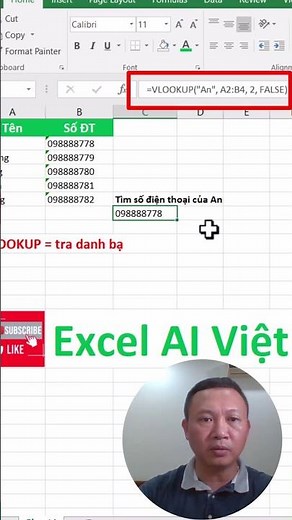 Lỗi VLOOKUP? 🤖 ChatGPT Sửa Công Thức Excel Chuẩn 100% Trong 3 Giây!