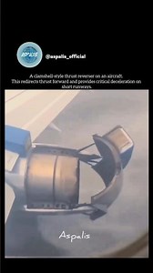 How Planes Stop So Fast on Short Runways #shorts