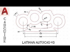 TUTORIAL AUTOCAD BAHASA INDONESIA - LATIHAN #3