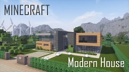 Modern House 3 (full interior) Minecraft Map
