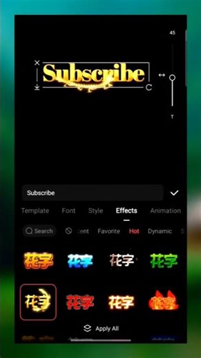 Stupid Text Effect 😎 KWICUT Style Editing Tutorial | Viral Short 🔥