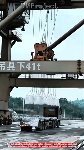 Innovative Multi-Sling Lifting Method for Precision Bulk Bag Handling