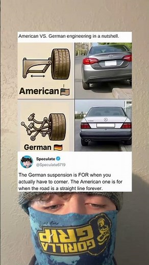 This Comparison Of American And German Engineering Explains Exactly How Different Car Suspensions