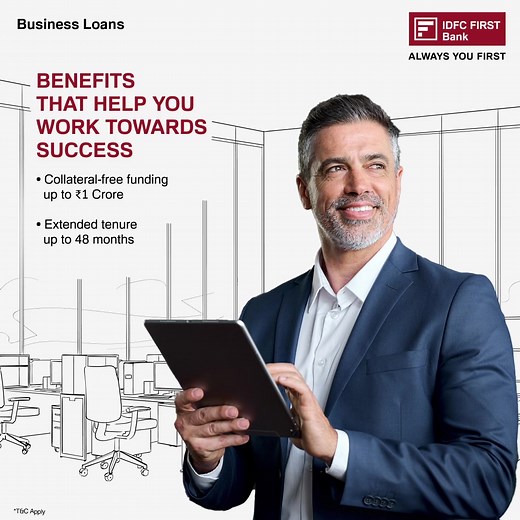157K views · 52 reactions | Take the FIRST step towards taking your business to the next level with IDFC FIRST Bank Professional Loans. Enjoy industry-best interest rates, quick eligibility for amounts up to ₹30 lakhs, and more. We will ALWAYS stand by you as you scale to new heights in your profession. Apply now: https://idfcfr.in/TTyzEQ #IDFCFIRSTBank #AlwaysYouFirst #BusinessLoans | IDFC FIRST Bank | Facebook