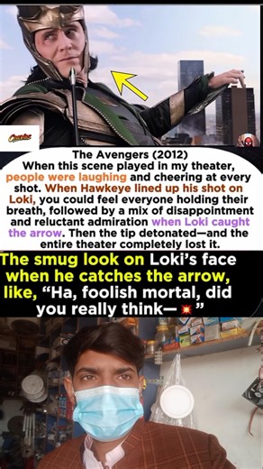 Avengers (2012) Theater Reaction to Loki Catching Hawkeye’s Arrow | Legendary MCU Moment