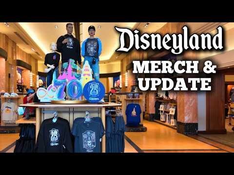 New Disney California Adventure 25th Anniversary Merchandize, Park Update & Disney Merch