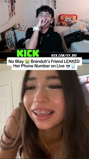Bro leaked her number💀 follow @Ily.brenduhh #shorts #speed #kaicenat #viral