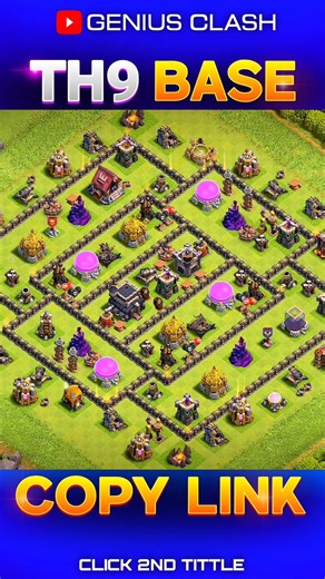 NEW! Th9 Hybrid Base Layout | #shorts