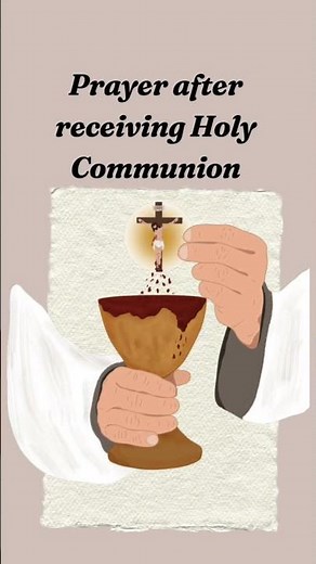 Prayer after receiving Holy Communion #catholicyoutuber #catholicprayer #catholiclife #catholicism
