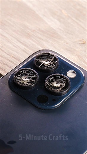 📱 From Cracked to Clear: iPhone Camera Fix 🔧 | 5-Minute Crafts