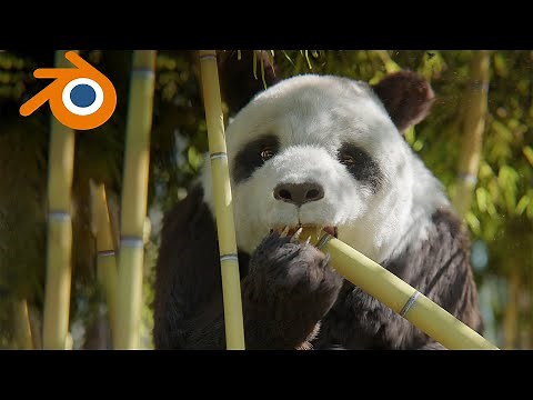 Making a Panda in Blender | Timelapse