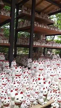 A Temple of Beckoning Cats! Gotokuji Temple｜ 豪徳寺 招き猫 Tour & Make Art