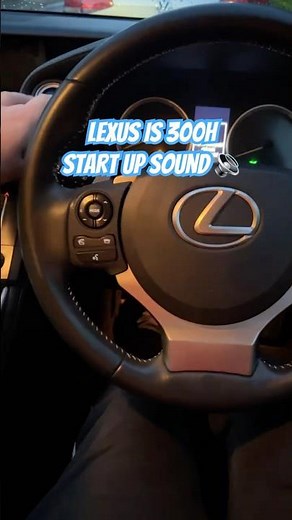 Lexus IS 300h start up sound #lexus #lexusis