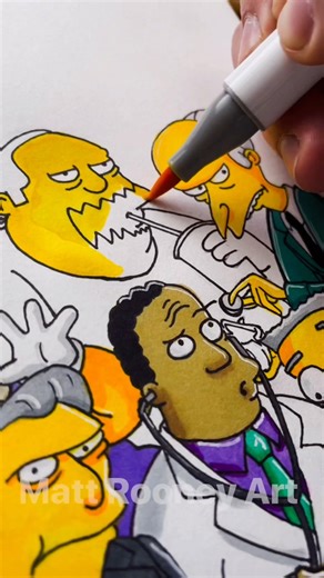 Drawing Comic Book Guy