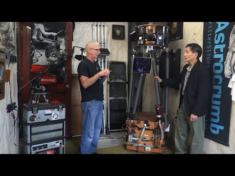 Ed Visits: Mad Telescope Inventor Roger - What's He Up To??