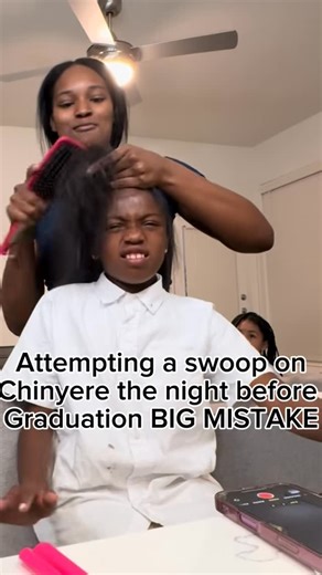 🎀 on Instagram: "Attempting to do a swoop on Chinyere the night before Graduation was definitely a BIG MISTAKE😭😂😂 My girl STILL came out on top tho💁🏽‍♀️😻😻😻"