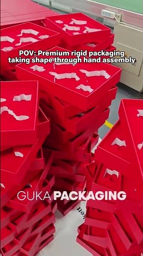 Magnetic Rigid Box Hand Assembly | Bulk Luxury Gift Box Production
