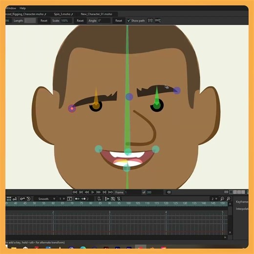 Explainer Guy | Advanced rigging MOHO