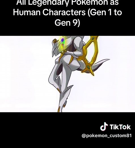 Legendary Humanoid Pokemon Characters from Gen 1 to Gen 9
