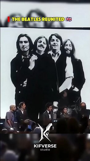 Paul & Ringo Reunited on Stage 🔥 #paulmccartney #ringostarr #thebeatles #rocknroll #70s #kifverse