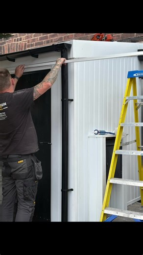 Rebuild and Guttering Installation for Outdoor Structures