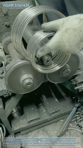 Formgebung von Edelstahlcoils! Herstellung präziser Ringteile