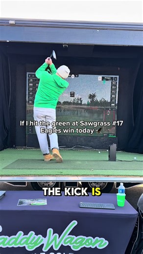 Josh Allen's Golf Moment with the Eagles Celebration