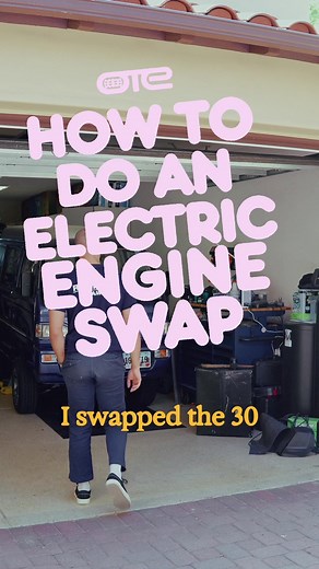 Here’s how I did an electric motor engine swap. This video’s focus is on how we’re coupling the motor output shaft to the transmission input shaft.#carsofinstagram #case #squattedtrucks #engineswap #evconversion