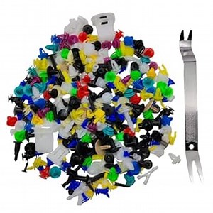 MENGDIYUN Car Clips Car Plastic Rivets Fasteners Car Push Retainer Clips Universal 300 PCS Mixed Auto Retainer Fastener Rivets Clips Set Used for Auto Bumper Fender Trim Door Panel Shield
