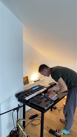 My midlife crisis is electronic music #edm #melodichouseandtechno #saxophone #midlifecrisis