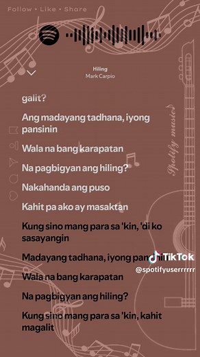 Hiling by Mark Carpio - Official Lyrics Video