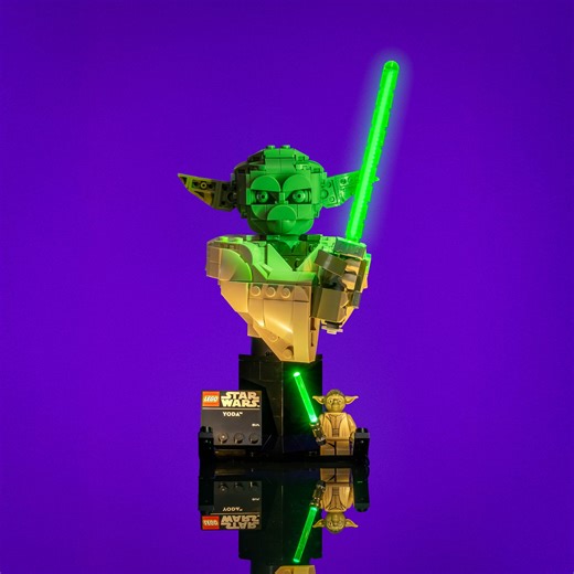 Light Kit for Star Wars™ Yoda™ Bust #75438 | Light My Bricks