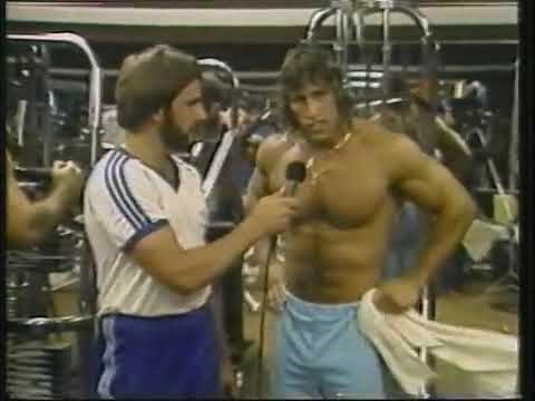 Kerry Von Erich and Brian Adias at The Gym. WCCW. 1982