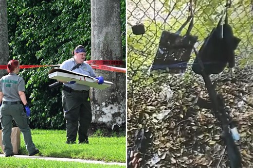 Would-be Trump assassin’s sniper’s nest revealed: Photos show AK-47 rifle, GoPro and backpack in hidden spot