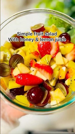 Easy Fruit Salad Recipe 🍓🍇 | Healthy & Refreshing Snack