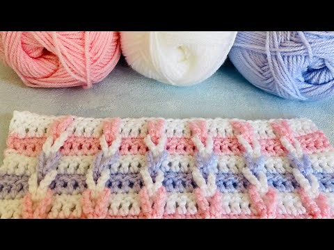 How to Crochet Jacob’s ladder stitch