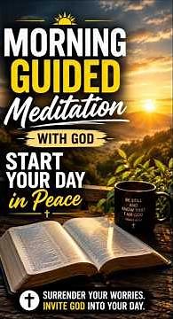 Morning Guided Meditation With God.. #morningprayertoday #prayer #shortvideo #dailyprayer #faith