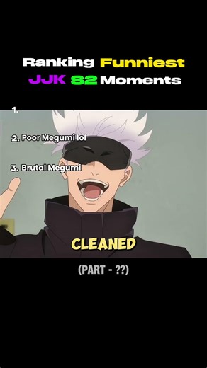 Even Megumi was impressed 😭#anime #jujutsukaisen #jjk #youtubeshorts #viral #fyp #funny #gojo #jjks3
