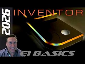 E1 Autodesk Inventor 2026 | Basic Modeling for Beginners Tutorial with Training Guide