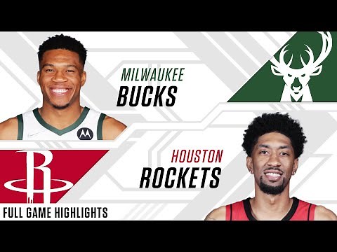 Giannis sets Bucks' all-time blocks record, Rockets try to extend win streak | Full Game Highlights