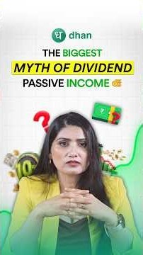 The Biggest Myth About Dividend Passive Income!