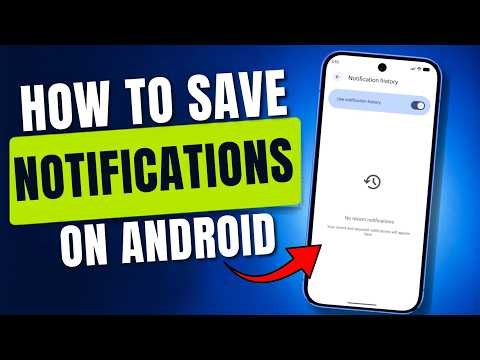 How To Save Notifications In Android