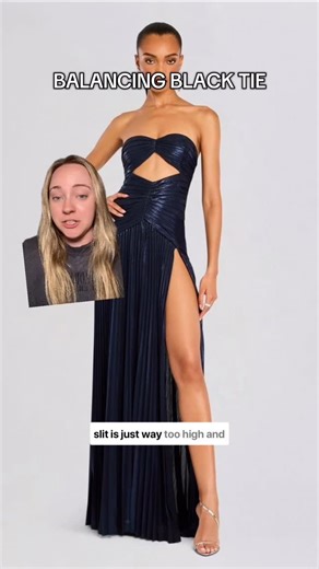 TORI ✨ dress code girlie | black tie dresses can have slits | Instagram