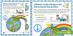 Children's Craft Activity on the International Day of Peace